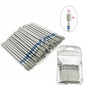 50pc Diamond Nail Drill Cuticle Clean Bit Set Milling Cutter for Manicure Electric  Bits Accessories Dead Skin Remove Tool