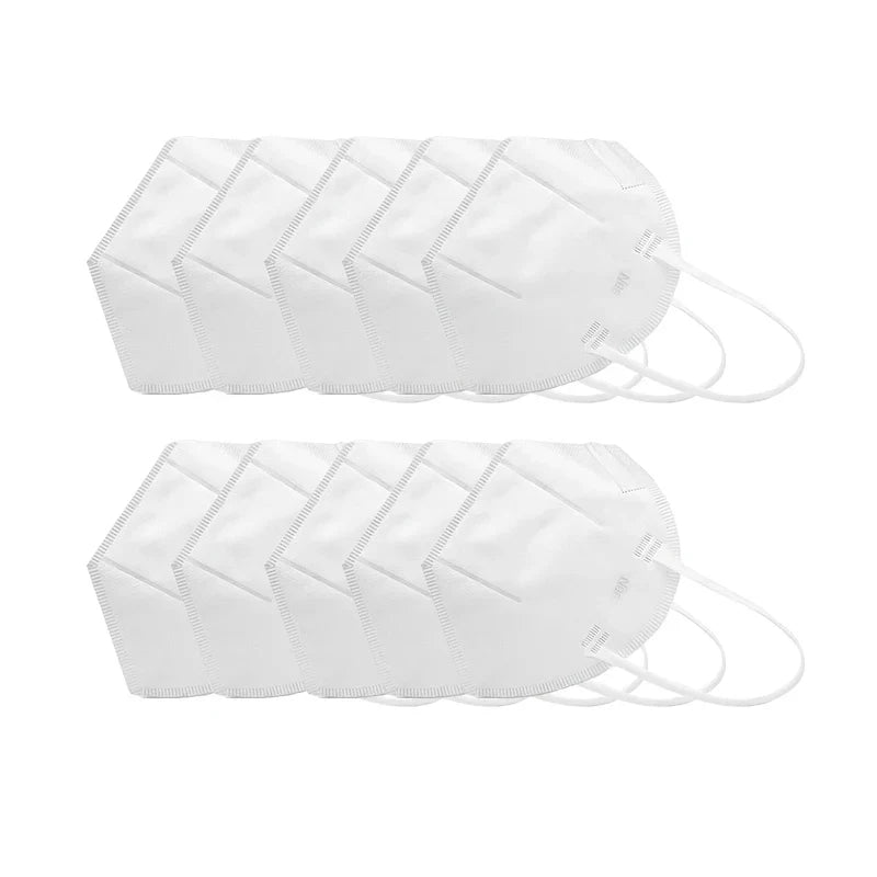 10 Pieces N95 Face Mask Health Protective Dust and Droplet Prevention Masks Breathable Design Mask Disposable Protective Mask