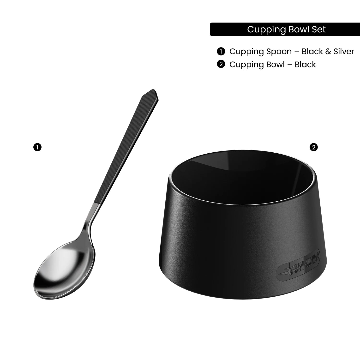 MHW-3BOMBER Coffee Cupping Bowl 220ml Professional Coffee Tasting Cup PC Material Barista Coffee Evaluation Cup Cafe Brewing Too