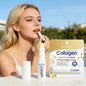 Blushimmer SADOER collagen lip balm in a sleek tube, moisturizing, anti-cracking, brightening, and nourishing lips skincare product.