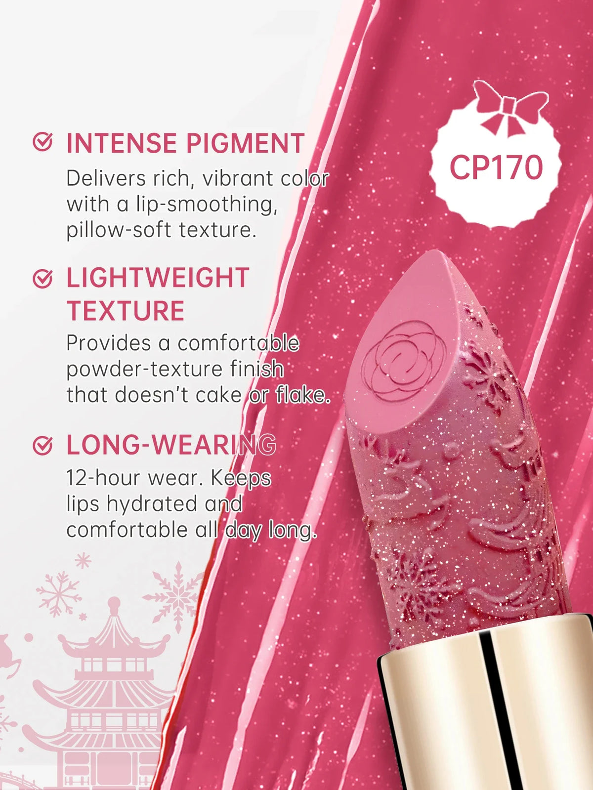Blushimmer CATKIN Velvet Matte Lipstick with hydrating satin finish, smooth creamy texture, long-lasting makeup lipstick in a sleek tube