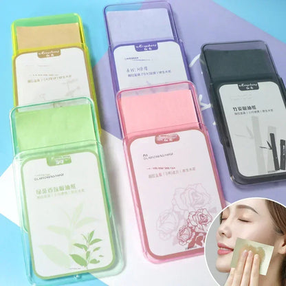 Blushimmer 300-pack face oil absorbing paper and blotting wipes for oil control, cleansing, and makeup touch-ups.