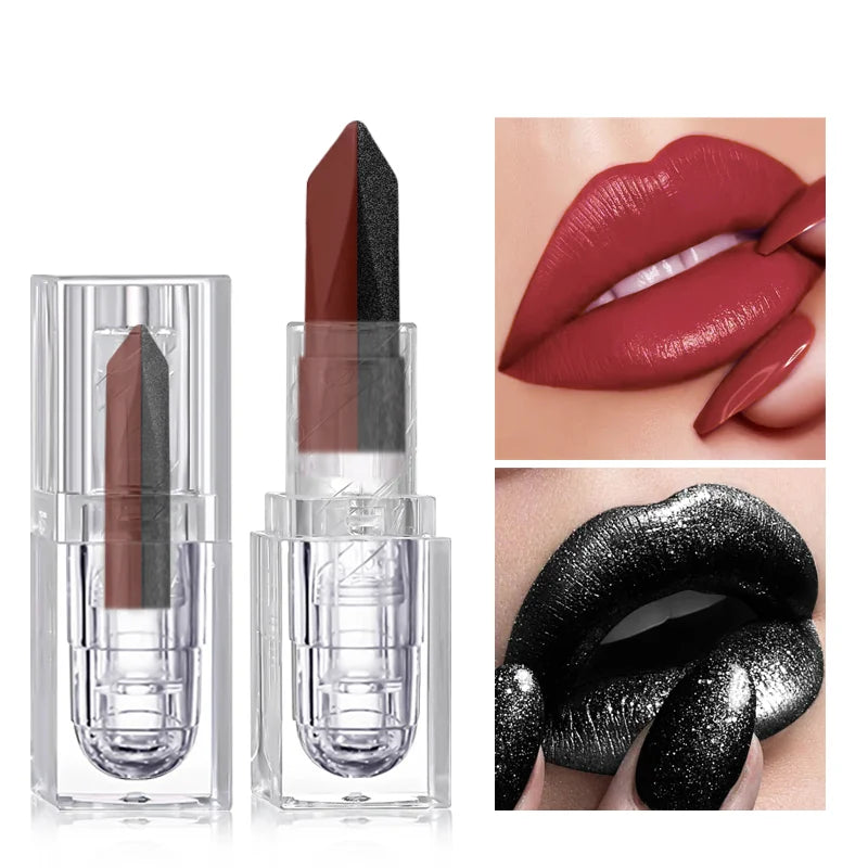 Blushimmer waterproof long-lasting matte red lipstick with pearlescent shine, moisturizing and non-stick for sexy lips makeup.