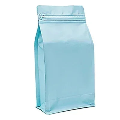 50pcs Smell Proof  Aluminium Foil Coffee Bean Powder ZipLock Packaging With Valve 125g 250g 500g 1kg Chocolate Tea Nut Bags