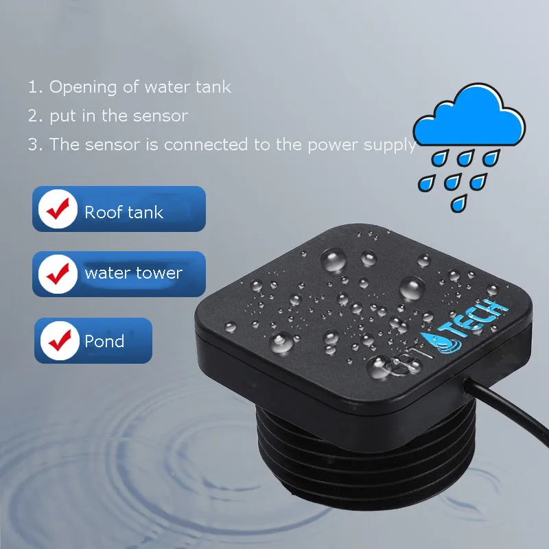 Solar Energy Smart Life Mobile APP Wireless WIFI Remote Ultrasonic Real-time Tank Level Monitor Smart TLC 2326-WF-S