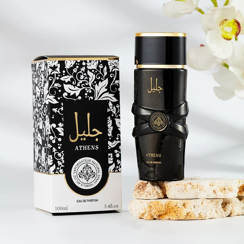 Luxury Arab perfume by Blushimmer, unisex Eau De Parfum spray with floral, fruity, spicy, and musky notes in a elegant bottle.