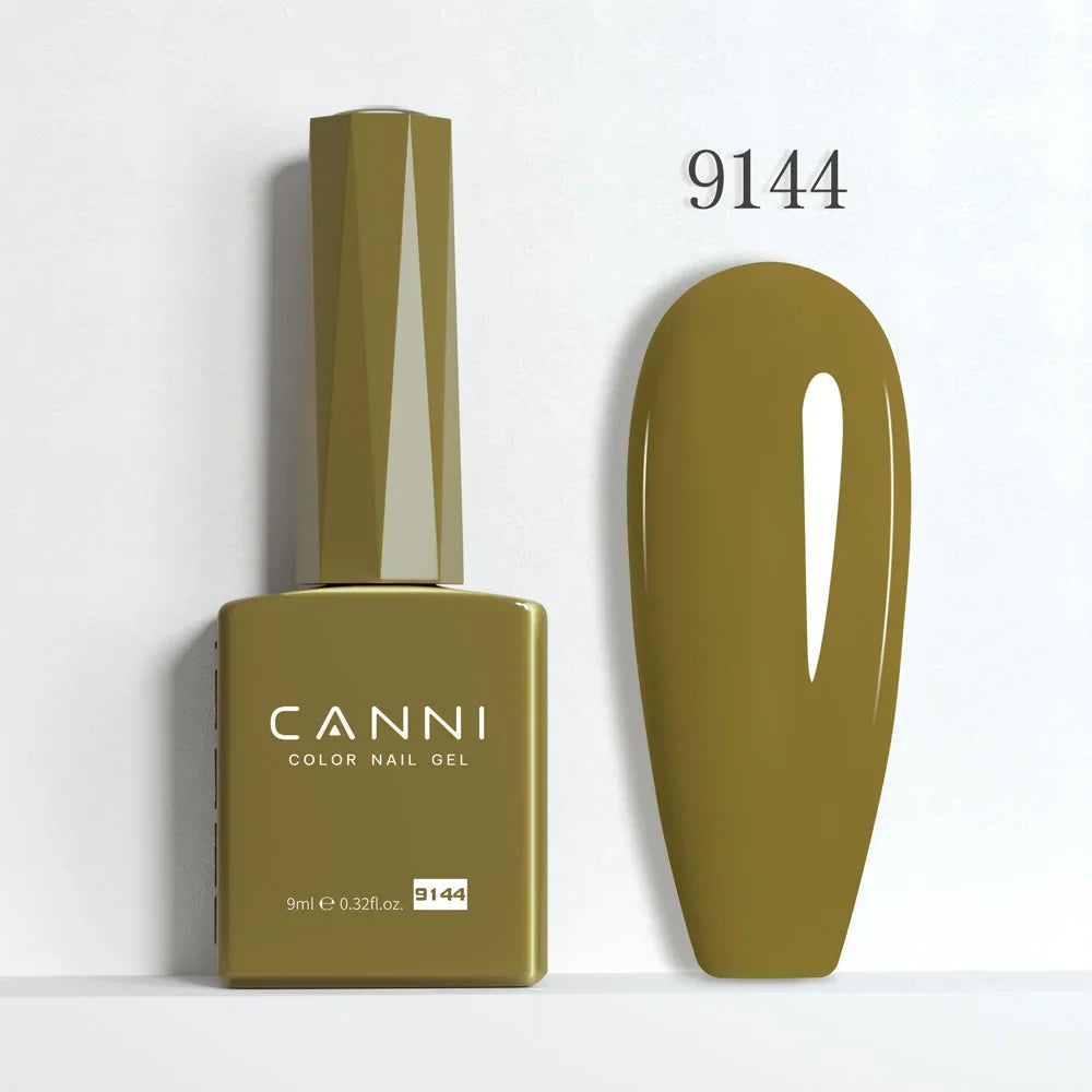 Blushimmer CANNI Hema Free Nail Gel Polish fall collection with semi-permanent diamond long wear top coat in vibrant red and jelly nude shades.