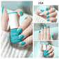 Blushimmer 8ml matte waterproof nail polish with glitter sequins, quick-dry UV varnish, no-bake, tearable, suitable for nail art.