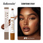 Blushimmer 6-color moisturizing liquid contour and cream bronzer with waterproof, lightweight 3D concealer for face contouring.
