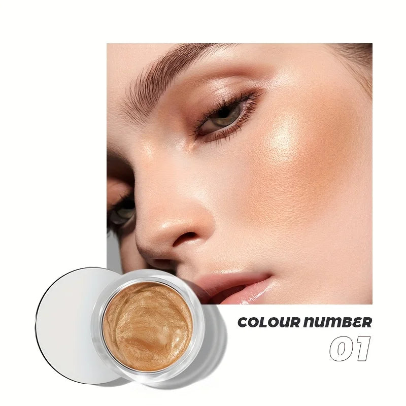 Blushimmer liquid highlighter in 9 colors, waterproof, fade-resistant, suitable for cheeks, eyes, face, lips, and body.