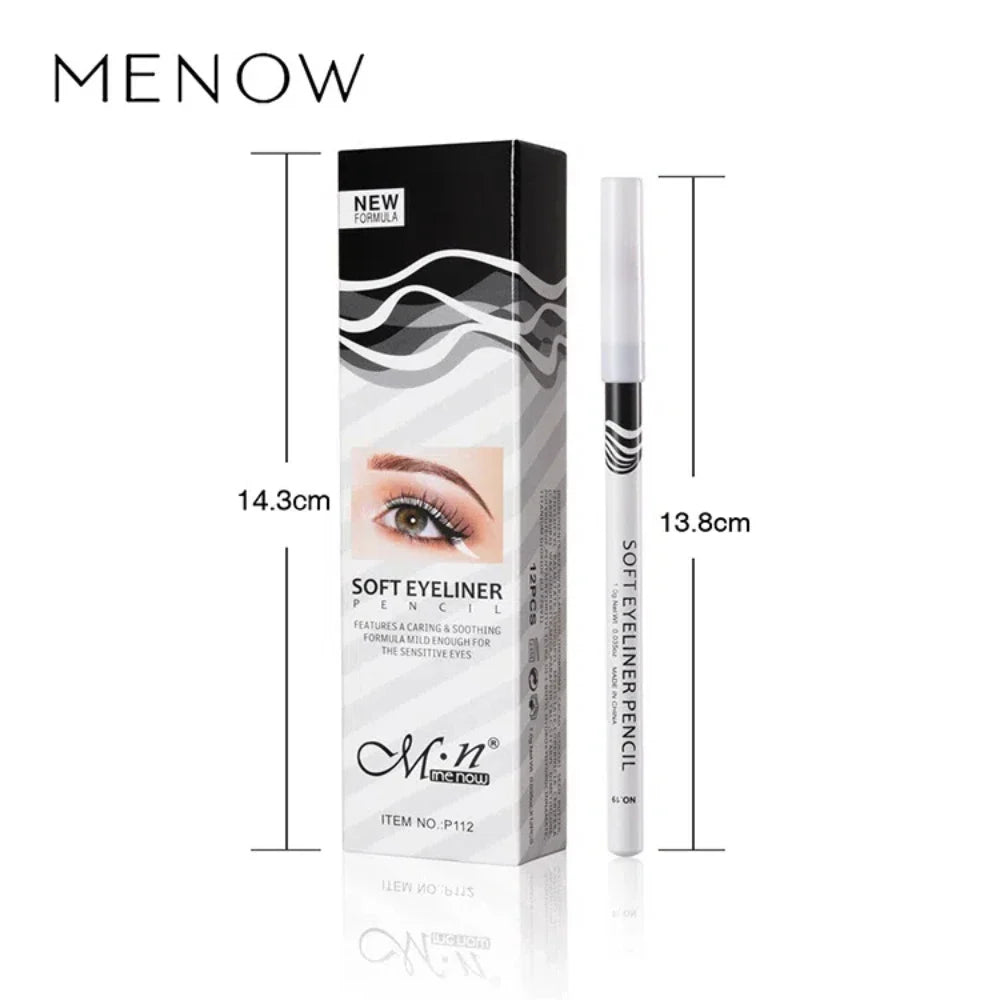 12-pack of Blushimmer white eyeliner pencils featuring waterproof, long-lasting, smooth, easy-to-apply makeup for brightening eyes.
