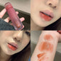 Blushimmer smoked grape purple red lip glaze and water-based liquid lipstick with clear tint, moisturizing Korean cosmetic for women