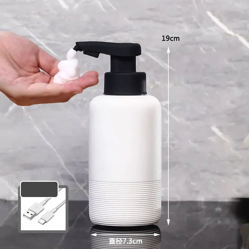 Automatic induction hand sanitizer bottle household smart foam mobile phone electric foaming bottle induction hand sanitizer