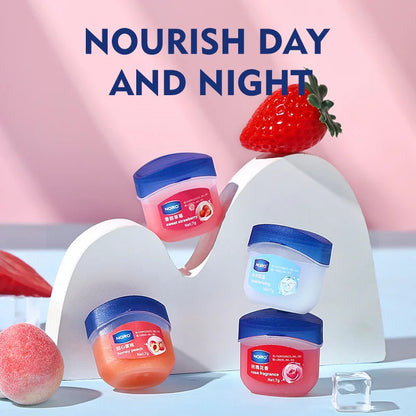 Blushimmer Fruit Series lip balm set with 4, 6, or 8 moisturizing, hydrating, non-sticky lip masks for lips care.