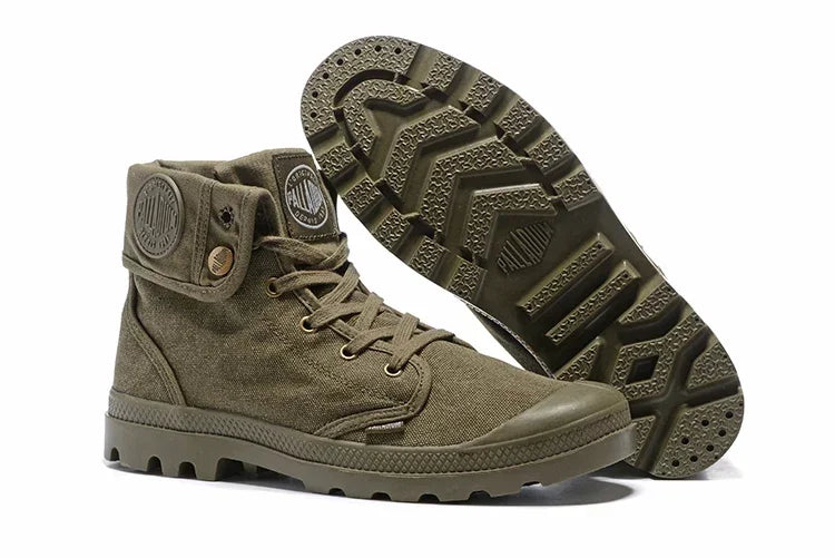Outdoors PALLADIUM Pallabrouse Sneakers Turn Help Men Women Ankle Boots Canvas Casual Shoes Men Casual Shoes Eur36-45