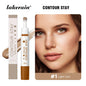 Blushimmer 6-color moisturizing liquid contour and bronzer set with waterproof, lightweight 3D concealer for nourishing face makeup.