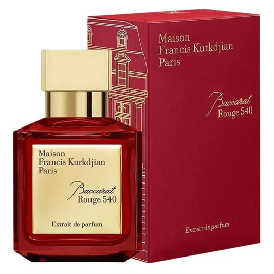Maison Francis Kurkdjian Baccarat Rouge 540 Pure perfume bottle, amber floral fragrance, 2.3oz/70ml, unisex long-lasting scent.