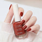 Blushimmer 10ml water-based nail polish bottle with colorful semi-permanent, quick-dry nail varnish for DIY manicures.