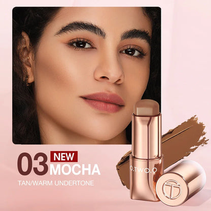 Blushimmer O.TWO.O contour stick cream for face sculpting, brightening, and bronzing, featuring a lightweight, long-wear makeup pen