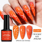 LILYCUTE Blushimmer 7ml neon crackle gel nail polish with fluorescent, quick-dry UV gel for vibrant summer nail art.