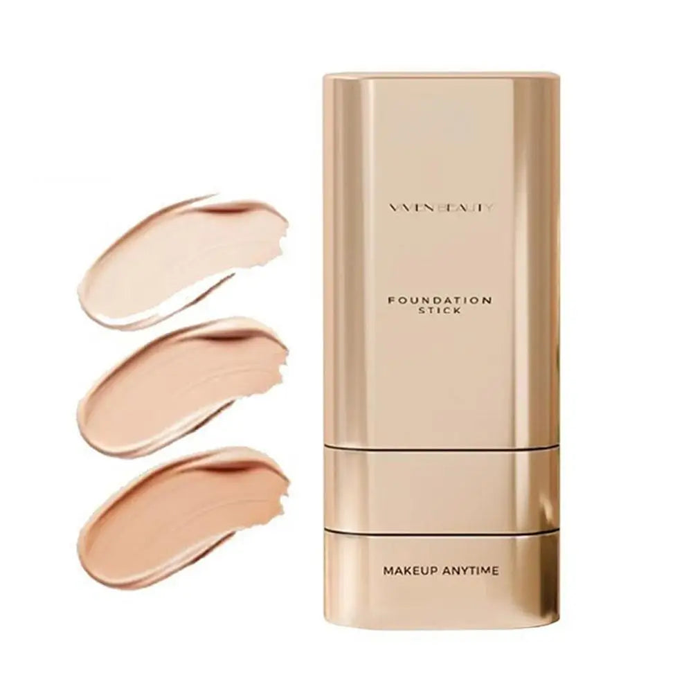 Blushimmer face foundation stick with brush, full coverage velvet concealer for dark circles and oil control on facial skin.
