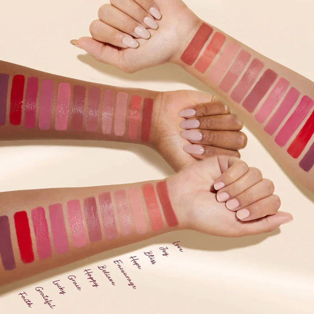 Blushimmer 11-color matte liquid powder blusher and lip cheek dual-use powder with natural finish and moisturizing texture.