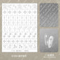 Kaniu Transparent Hollow French Nail Stickers Snowflake Starry Design Nail Art Decal Self-Adhesive Manicure Stencil Template