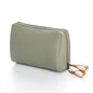 Blushimmer 2024 women cosmetic bag with solid color, waterproof Korean style makeup and toiletry organizer case.