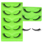 DINGSEN Blushimmer cat eye eyelashes with five pairs of fluffy, wispy mink strip lashes for a natural, long eyelash look