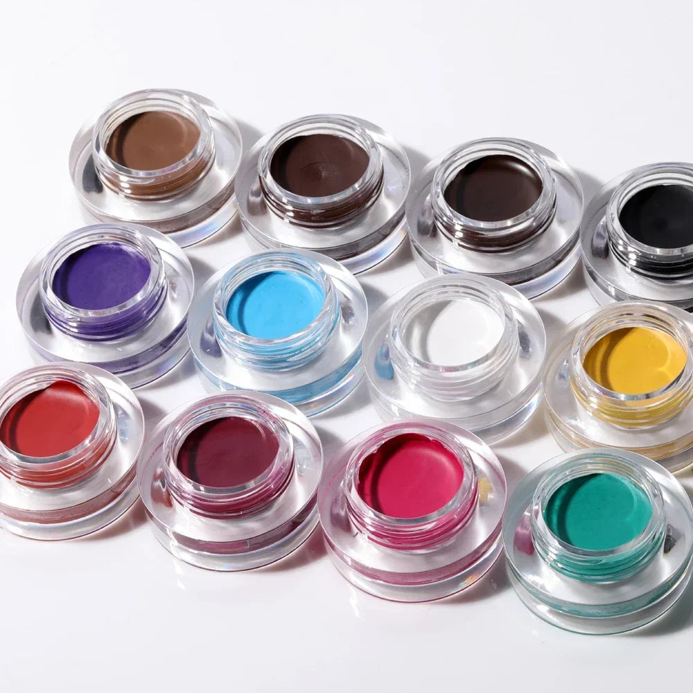 Blushimmer HANDAIYAN colorful eyebrow cream gel with brushes, high pigment, waterproof, long-lasting eyebrow tint for bold brows.