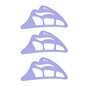 Blushimmer 1-3PCs female eye shadow tools set with quick, multi-function eye makeup templates for beginners, showing various shapes.