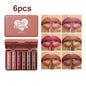 Blushimmer tapered lip liner pencil set with matte red brown shades, waterproof, non-sticky, perfect for contouring and lip makeup.