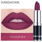 Blushimmer Handaiyan 12-color matte velvet lipstick with long-lasting, waterproof, non-stick formula in a sleek tube.