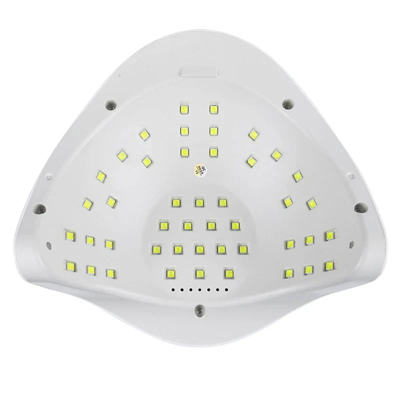 Blushimmer SUNX5Max 150W UV LED nail lamp with 45 LEDs for fast gel nail drying and manicure salon professional use.