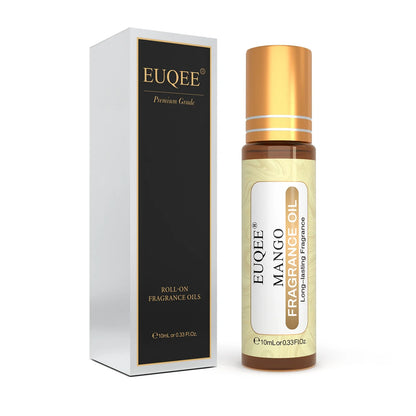 EUQEE 10ml Fragrance Oil Roll-On Long Lasting Scent La Vie Est Belle CHANCE Jadore Cotton Strawberry Mango for Men and Women