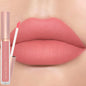 Blushimmer 12-color creamy matte lip gloss palette with long-lasting, moisturizing nude, berry, and rose shades for plump lips.
