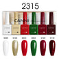 Blushimmer CANNI nail gel polish kit with six 9ml jars in jade jelly, nude, pink, and natural colors for French nail designs.