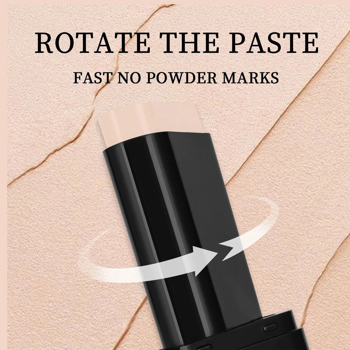 Blushimmer O'cheal 2-in-1 concealer foundation and contour stick, 15g, with a sleek black and silver design, showing the product.
