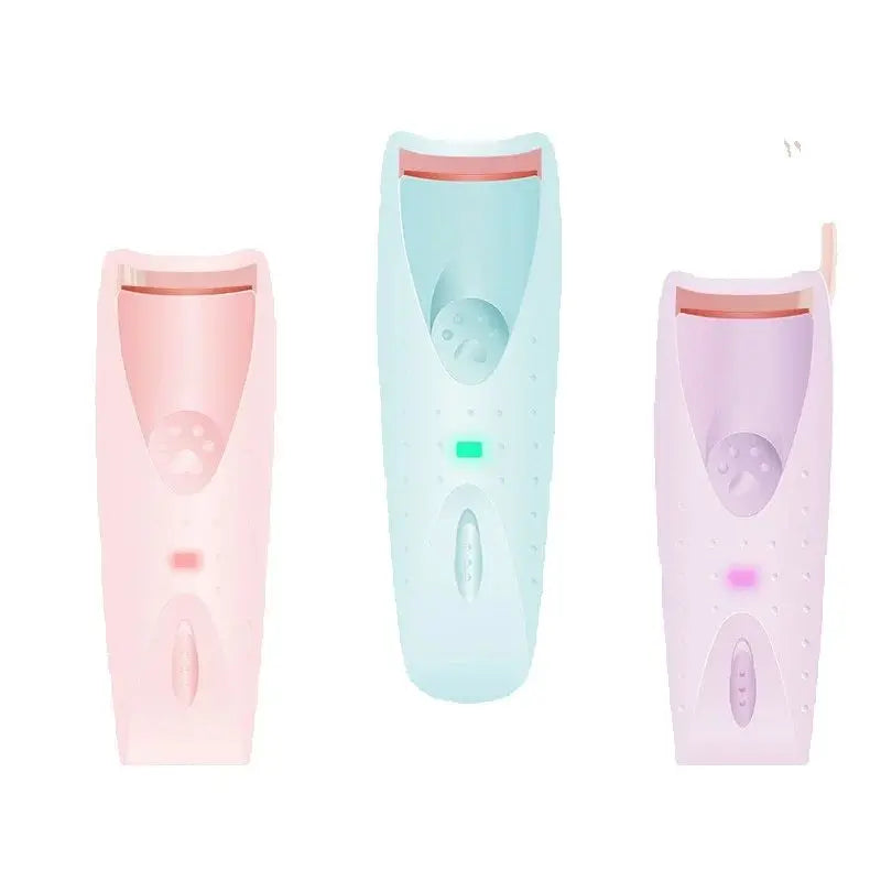 Blushimmer electric heated eyelash curler for women with automatic design and long-lasting lash perm effect