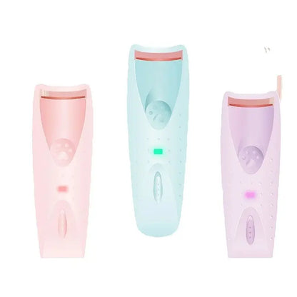 Blushimmer electric heated eyelash curler for women with automatic design and long-lasting lash perm effect