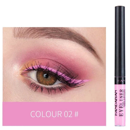 Blushimmer waterproof liquid eyeliner pen with vibrant, long-lasting color and precise applicator for bold eye definition.