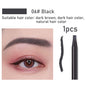 Blushimmer waterproof eyebrow pencil with brush, long-lasting microblading style permanent makeup tool, peel-off brow pencil.