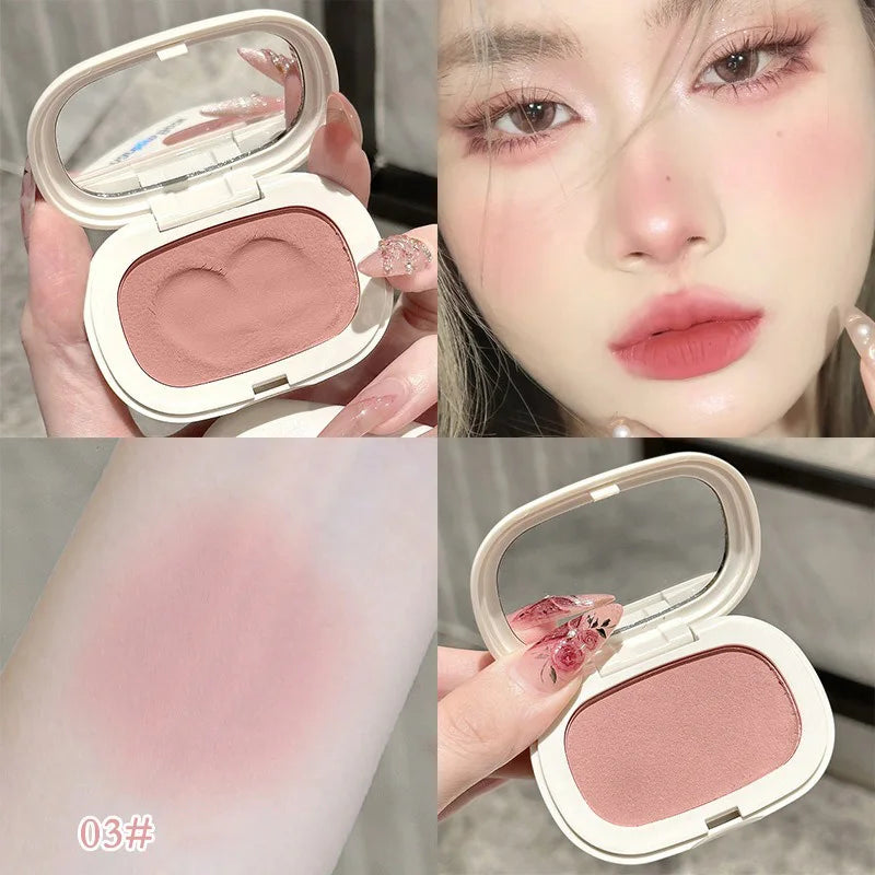 Blushimmer Phantom Bear single-color blush cream in moch texture, natural matte finish, powder-free, long-lasting, low-saturation.
