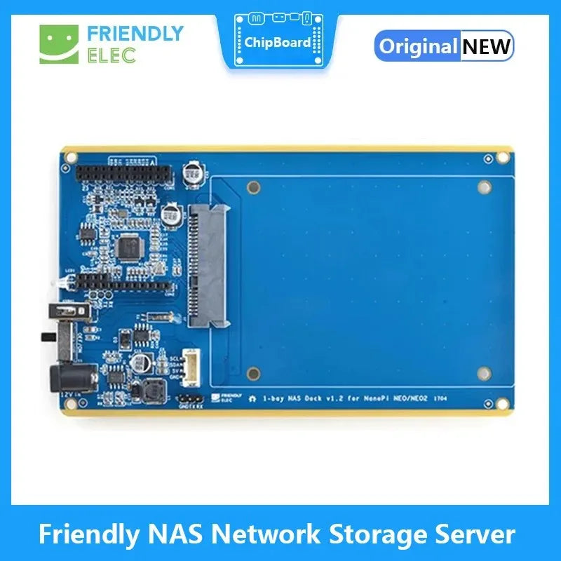 Friendly NAS Network Storage Server,NAS Dock Hard Disk, 1-bay NAS Kit for NanoPi NEO NEO2 New