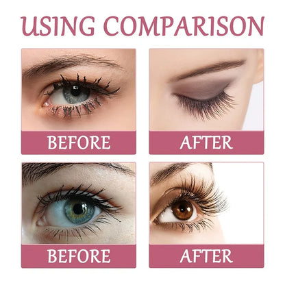 Blushimmer curved eyelash brush tool with precision comb for separating and styling eyelashes, grooming accessory for a natural look