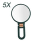 Blushimmer pocket magnifying makeup mirror with foldable design, small compact for precise beauty application.