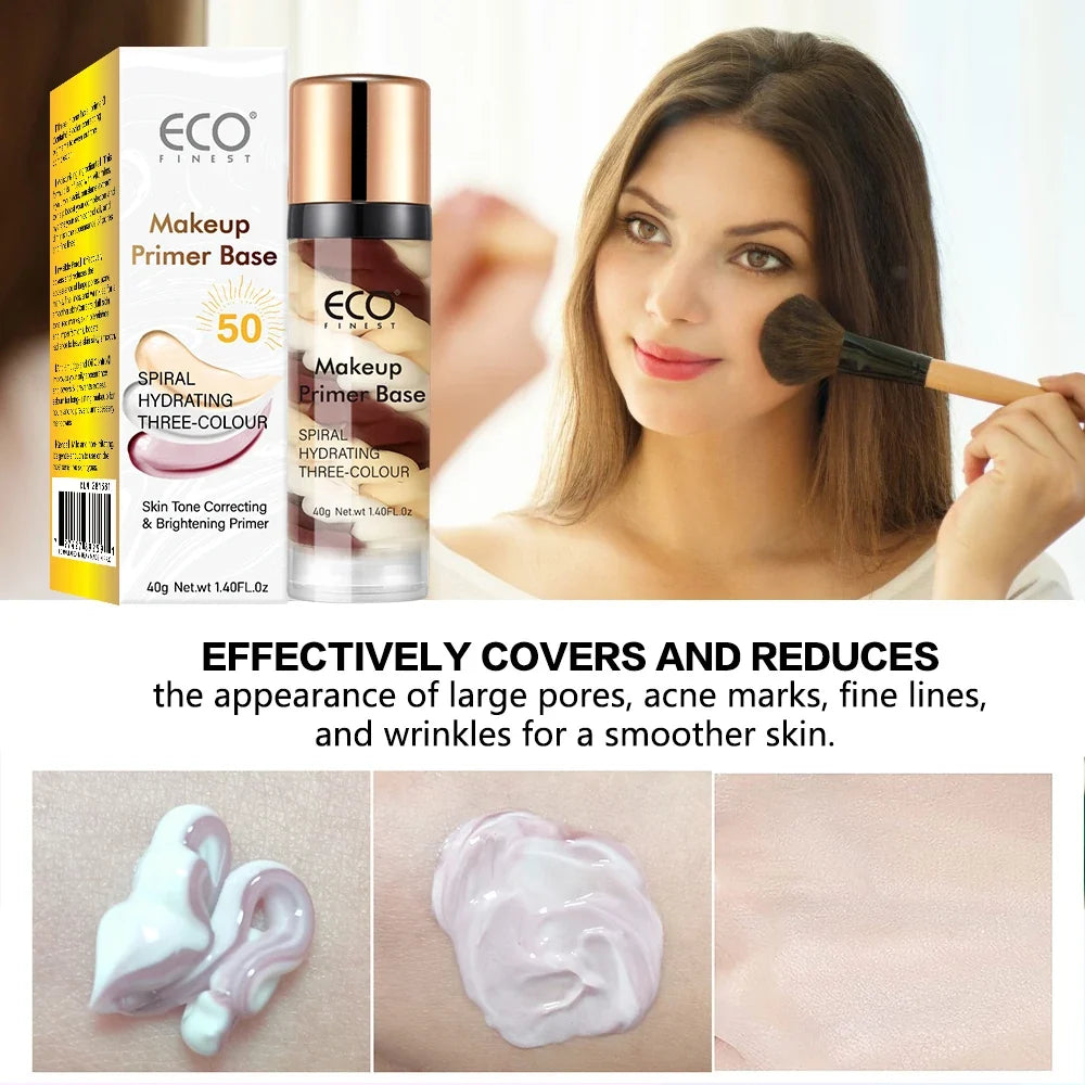 Two Blushimmer Radiant Makeup Primer tubes, 40g each, with smooth, moisturizing formula for even skin tone and pore coverage.