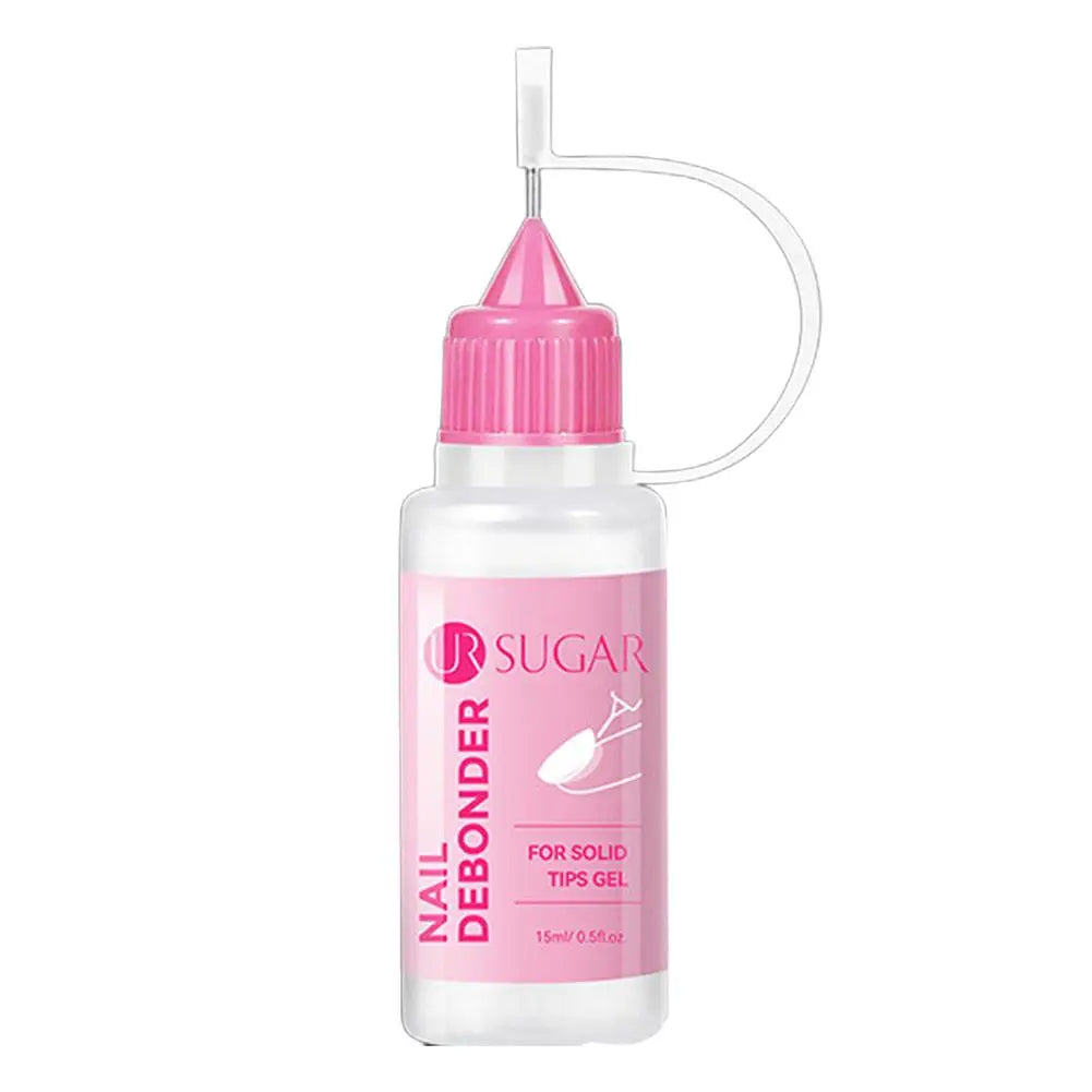Blushimmer 15ML acetone-free nail glue remover for press-on nails, gentle, multi-functional nail polish and tip remover.