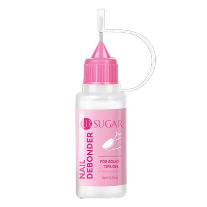 Blushimmer 15ML acetone-free nail glue remover for press-on nails, gentle, multi-functional nail polish and tip remover.