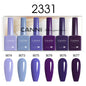 Blushimmer CANNI HEMA-free nail gel polish set with six 9ml bottles in vibrant colors for semi-permanent UV and LED gel nails.